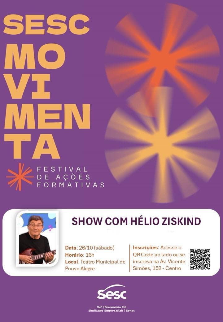 Roda de Conversa e Show com HÉLIO ZISKIND